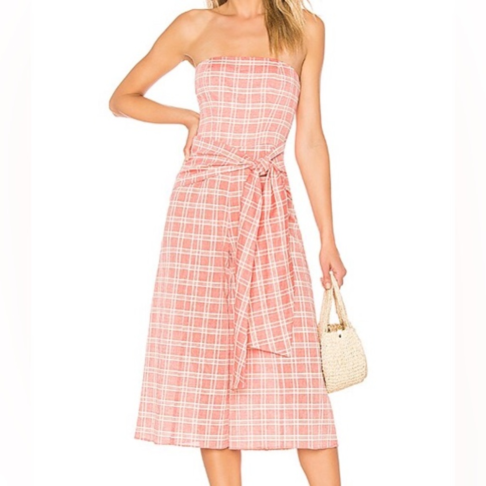 Tularosa Kristina Plaid Jumpsuit